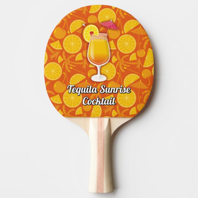Raquette De Ping Pong Le lever du soleil de Tequila (Devant)