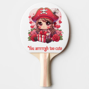 Raquette De Ping Pong Le magnifique pirate de la Saint Valentin