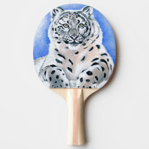 Raquette De Ping Pong Léopard de neige