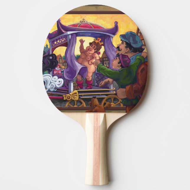 Raquette De Ping Pong Les nouveaux vêtements de l'empereur (Devant)