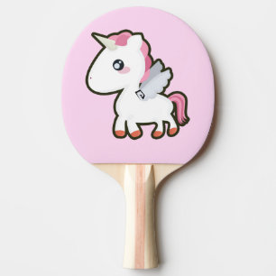Raquette De Ping Pong Licorne de Kawaii