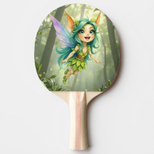 Raquette De Ping Pong Liora la fée de la forêt –Compagne féerique enchan