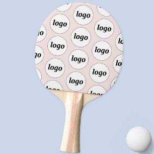 Raquette De Ping Pong Logo Motif d'entreprise promotionnel Blush Pink