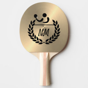 Raquette De Ping Pong Logo personnalisé Racquet de tennis de table perso