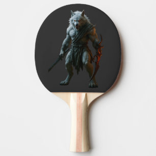 Raquette De Ping Pong Loup-garou arctique