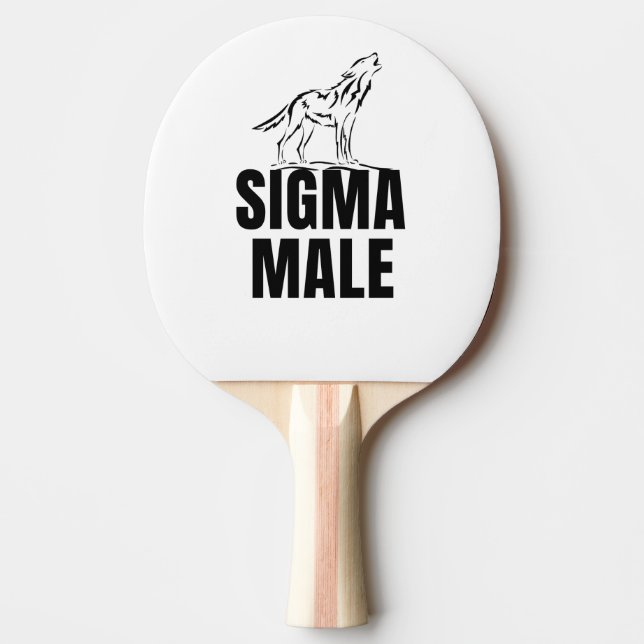 Raquette De Ping Pong Loup solitaire masculin de Sigma (Devant)