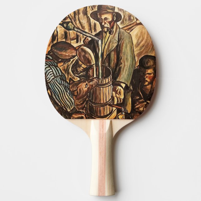 Raquette De Ping Pong Lune faisant blanc éclair Whiskey Liqueur (Devant)