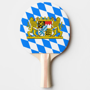 Raquette De Ping Pong Manteau de la Bavière des bras