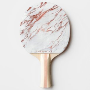Raquette De Ping Pong Marbre or rose