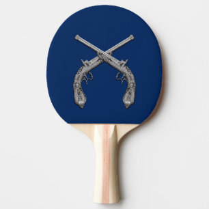 Raquette De Ping Pong Marine des pistolets traversés