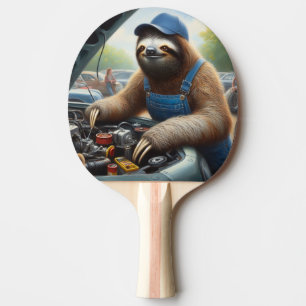 Raquette De Ping Pong Mécanique de fentes