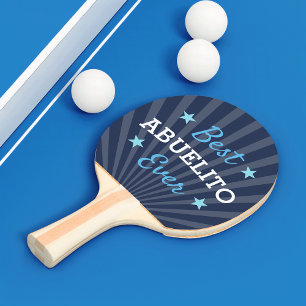 Raquette De Ping Pong Meilleur Abuelito Fête des pères grand-père Cool