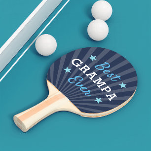 Raquette De Ping Pong Meilleur Grampa Fête des pères grand-père Cool