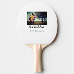 Raquette De Ping Pong Meilleur papa jamais fête des pères fils fille pap