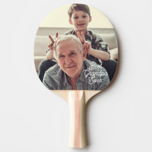 Raquette De Ping Pong Meilleur Papy Jamais Photo Script Personnalisé