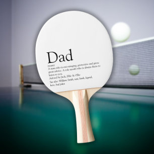 Raquette De Ping Pong Meilleure Définition de Papa Daddy Père au Monde