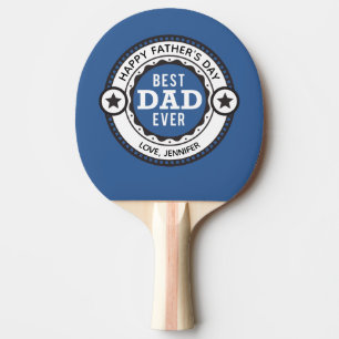 Raquette De Ping Pong Meilleure Fête des pères papa jamais