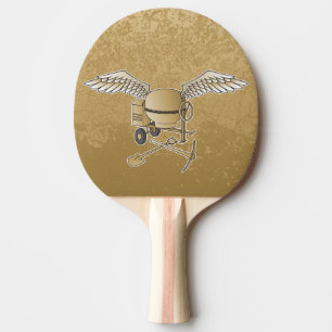 Raquette De Ping Pong Mélangeur en béton beige