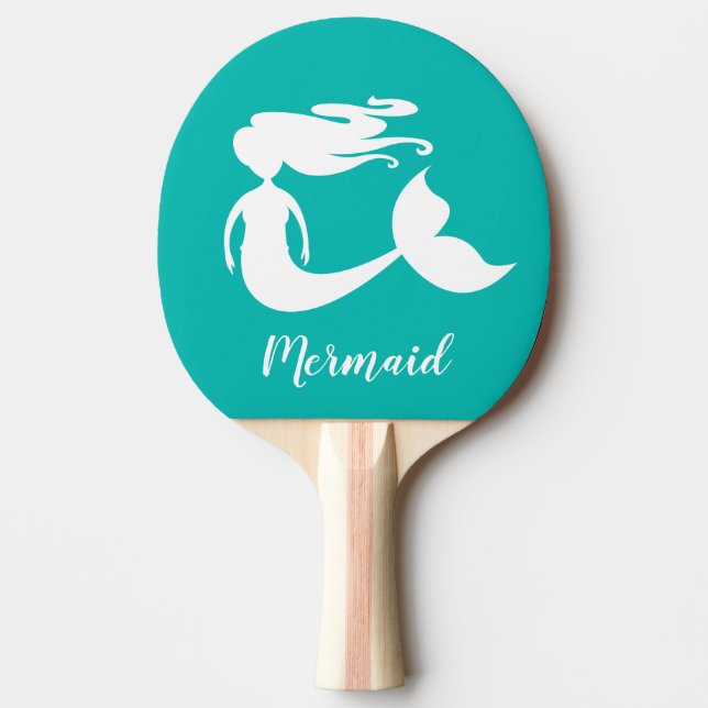 Raquette De Ping Pong Mermaid Anniversaire table de ping pong paddle (Devant)