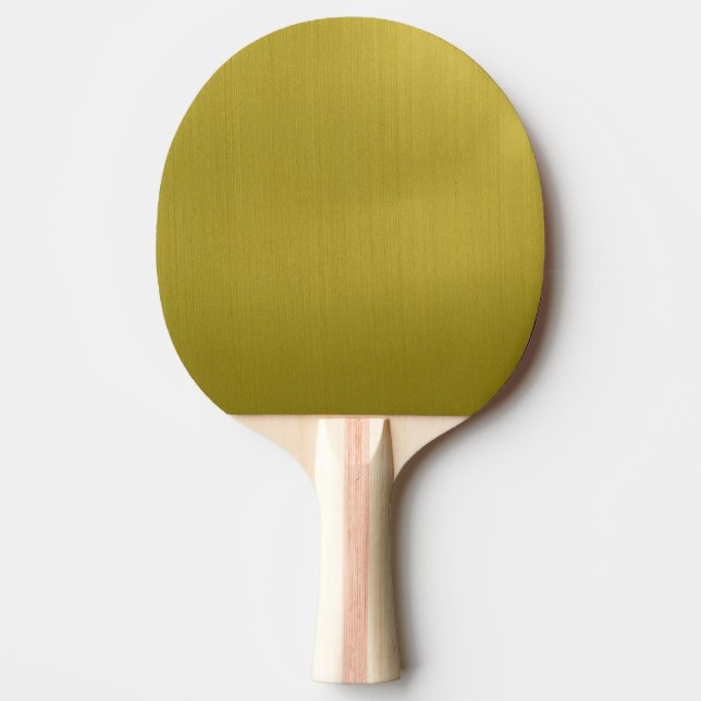 Raquette De Ping Pong Métallique d'or (Devant)