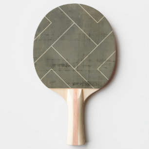 Raquette De Ping Pong Modèle abstrait avec des formes géométriques