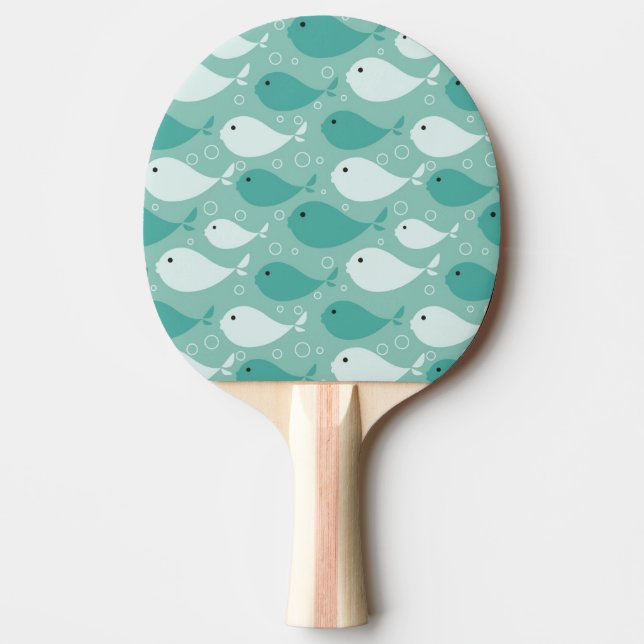 Raquette De Ping Pong modelez avec les poissons 2 (Devant)