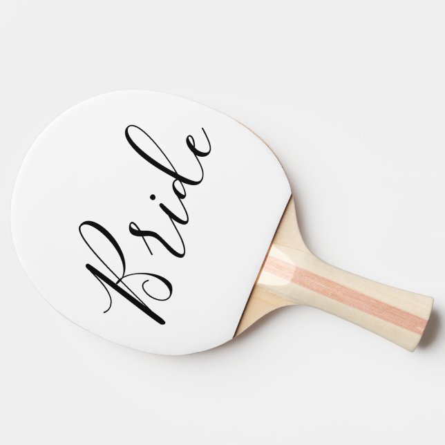 Raquette De Ping Pong Modifier la police - Bride personnalisée  (Côté)