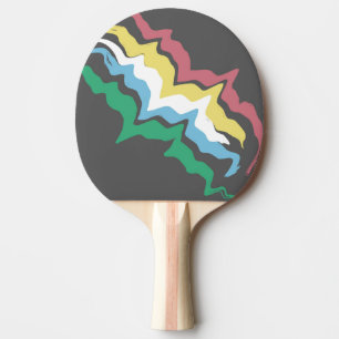 Raquette De Ping Pong Mois de juillet de la fierté du handicap Couleurs