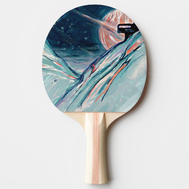 Raquette De Ping Pong Mon futur chez soi dans l'espace (Devant)