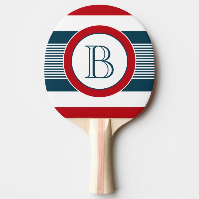 Raquette De Ping Pong Monogram design (Devant)