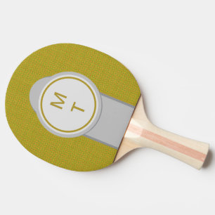 Raquette De Ping Pong Monogramme moderne