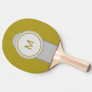 Raquette De Ping Pong Monogramme personnalisé