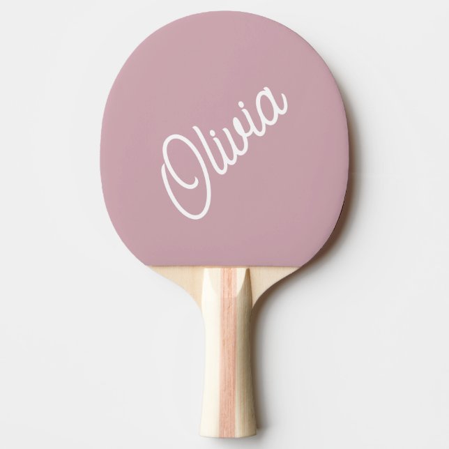 Raquette De Ping Pong Monogramme script, mauve (Devant)