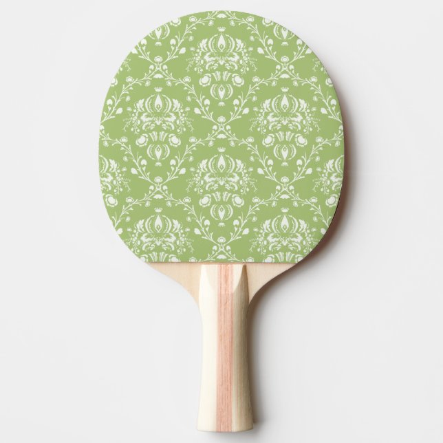 Raquette De Ping Pong Moss Green Damask (Devant)