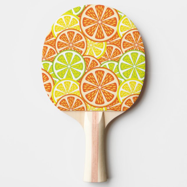 Raquette De Ping Pong Motif 2 d'agrume (Devant)