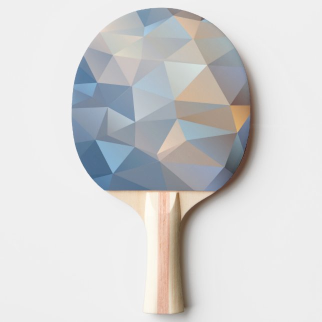 Raquette De Ping Pong Motif abstrait frais de triangle (Devant)