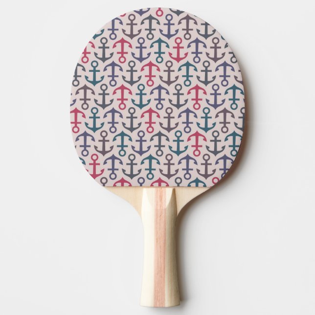 Raquette De Ping Pong motif Ancre (Devant)