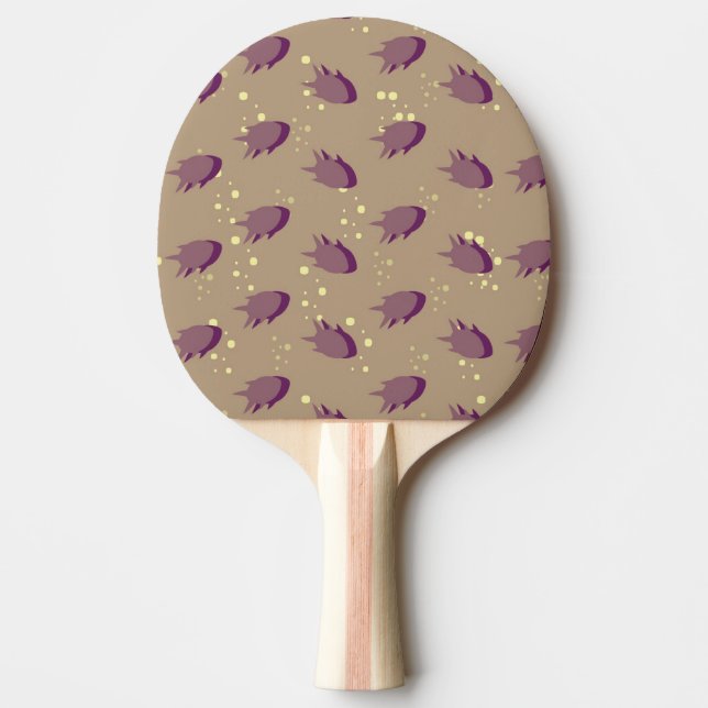 Raquette De Ping Pong motif avec des poissons (Devant)