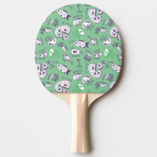 Raquette De Ping Pong Motif avec la nourriture