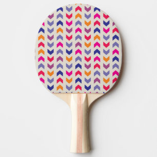 Raquette De Ping Pong motif coloré Aztec Chevron
