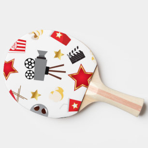 Raquette De Ping Pong Motif d'amant de film