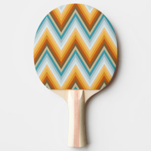 Raquette De Ping Pong Motif d'arrière - plan de Chevron