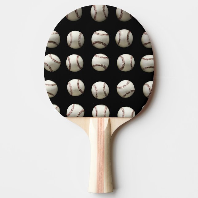 Raquette De Ping Pong Motif de baseball (Devant)