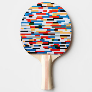 Raquette De Ping Pong Motif de bloc lumineux