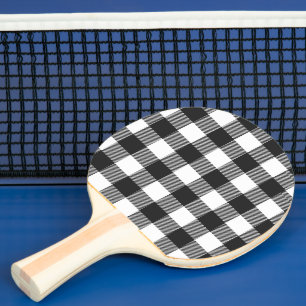 Raquette De Ping Pong Motif de contrôle du bison noir