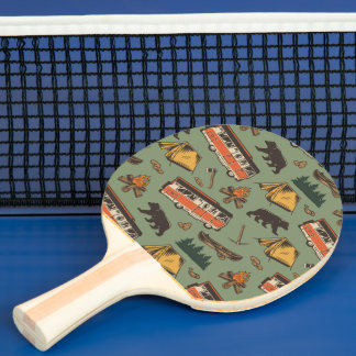 Raquette De Ping Pong Motif des aventures du camp d'entraînement