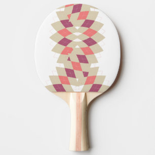Raquette De Ping Pong Motif Diamond Swirl