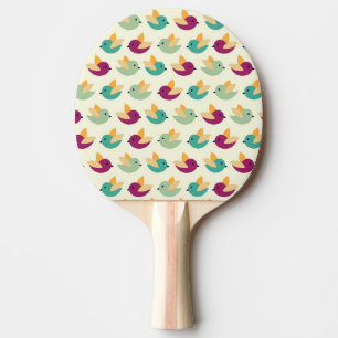 Raquette De Ping Pong Motif d'oiseaux