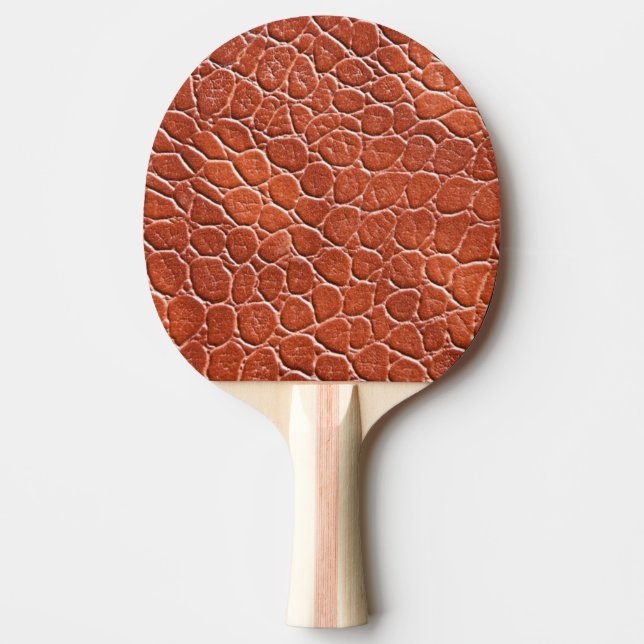 Raquette De Ping Pong Motif en cuir (Devant)