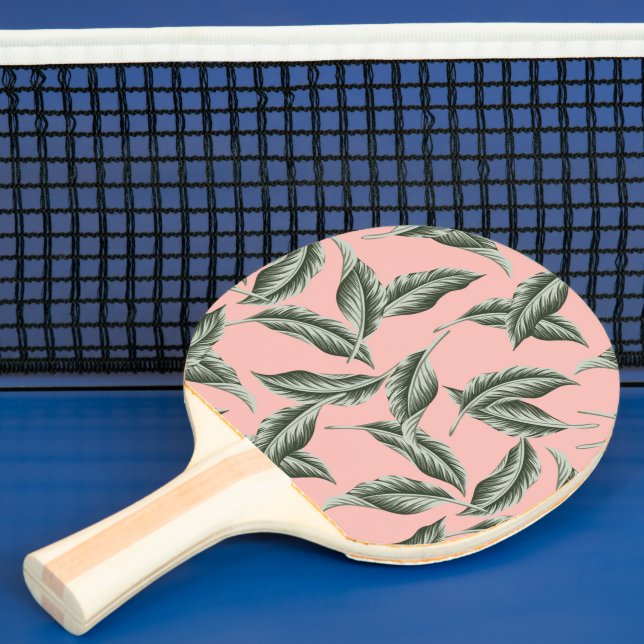 Raquette De Ping Pong Motif Feuille du jardin tropical (Insitu)